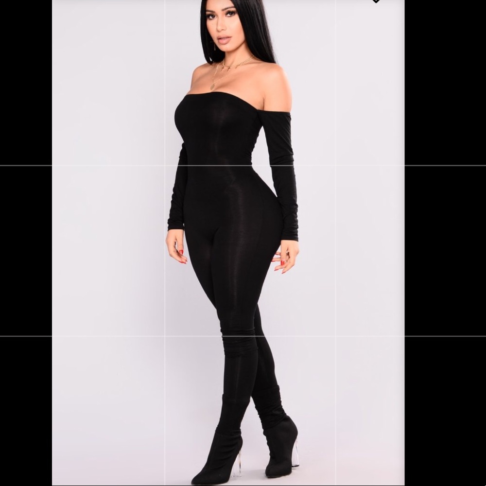 NWT off shoulder jumpsuit XL